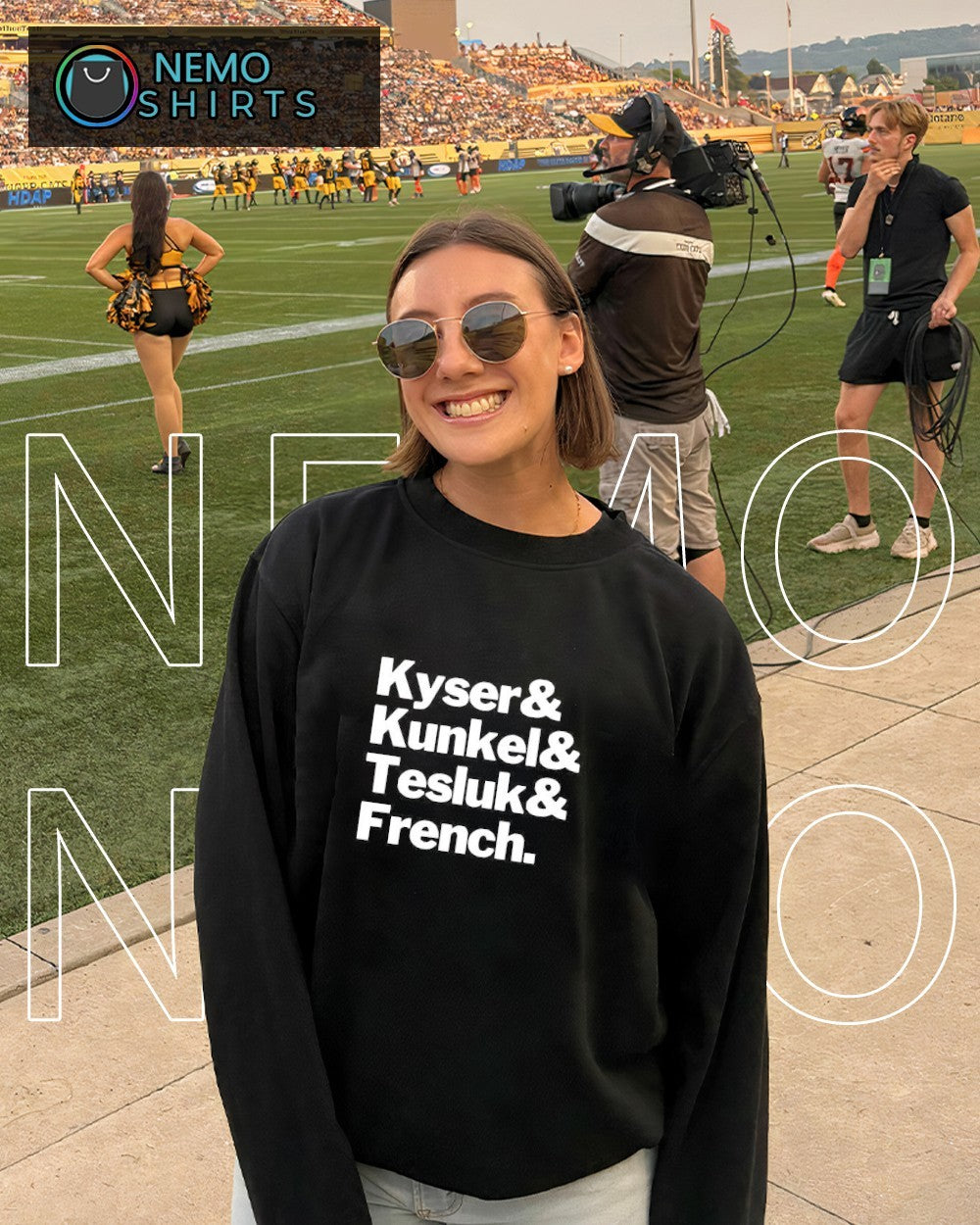 Kyser Kunkel Tesluk French - Adult & Kids T-Shirts, Sweatshirts & Hoodies apparel design preview 6