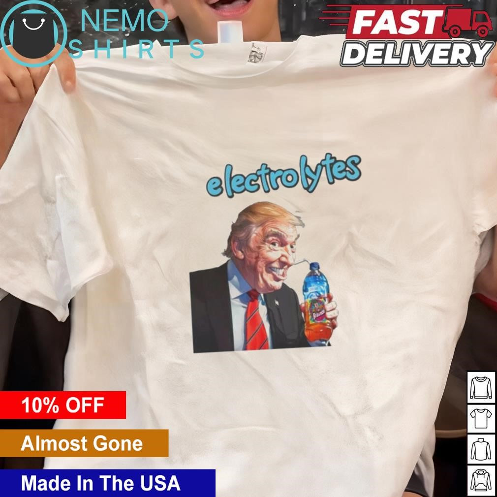Electrolytes satire Trump is weird - Adult & Kids T-Shirts, Sweatshirts & Hoodies apparel design preview 1