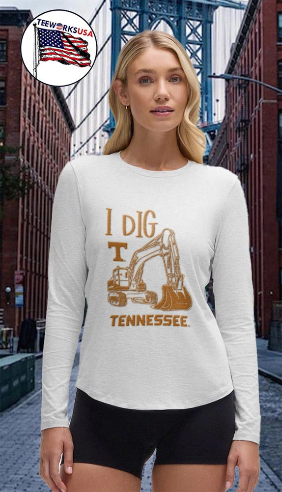 I Dig T Tennessee Excavator - Adult & Kids T-Shirts, Sweatshirts & Hoodies apparel design preview 4