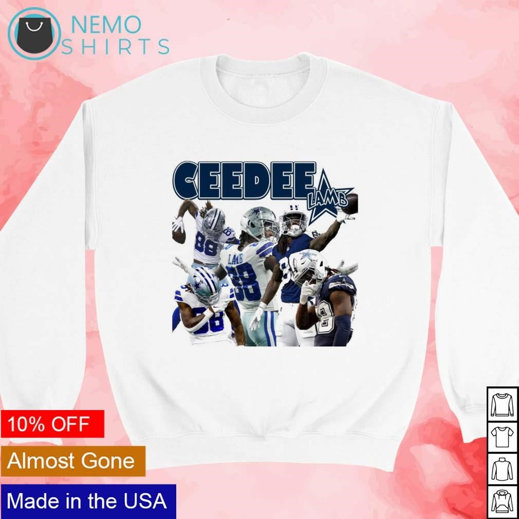 Ceedee Lamb Dallas Cowboys graphic - Adult & Kids T-Shirts, Sweatshirts & Hoodies apparel design preview 3