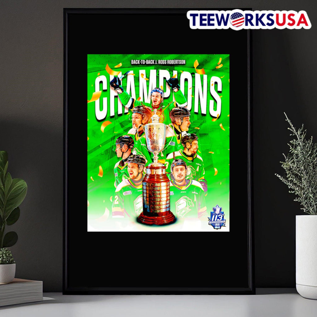 London Knights OHL Champions 2025 - Adult & Kids T-Shirts, Sweatshirts & Hoodies apparel design preview 5