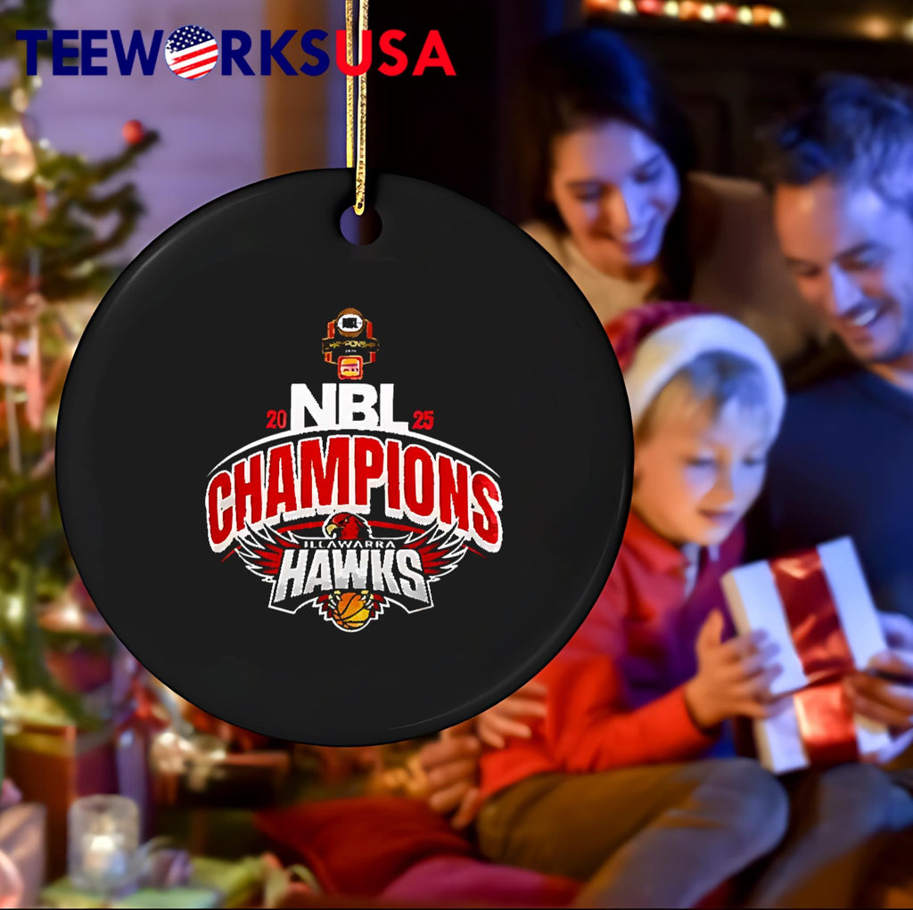 Illawarra Hawks NBL 2025 Champions - Adult & Kids T-Shirts, Sweatshirts & Hoodies apparel design preview 4