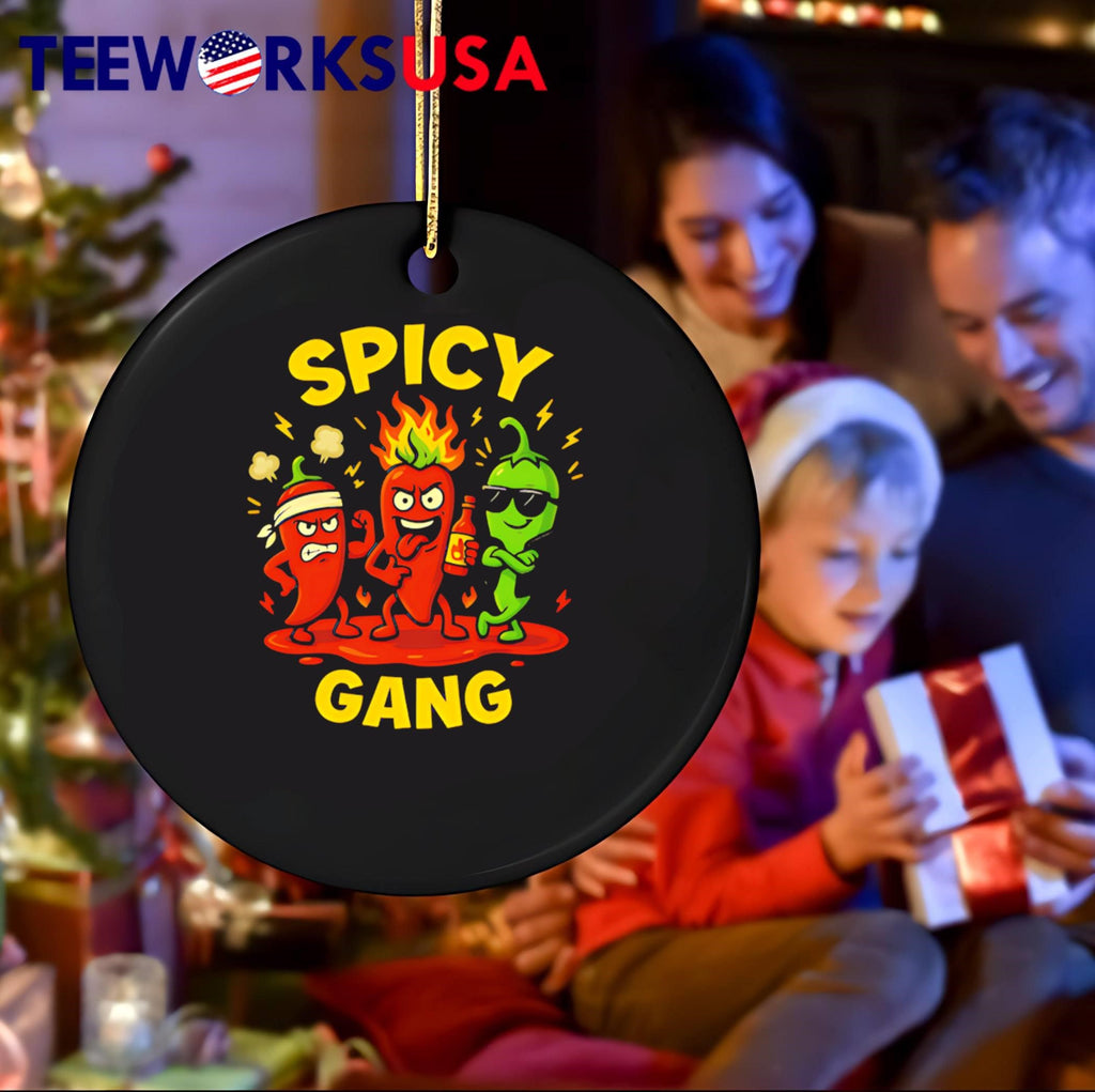Spicy Gang Squad chili - Adult & Kids T-Shirts, Sweatshirts & Hoodies apparel design preview 4
