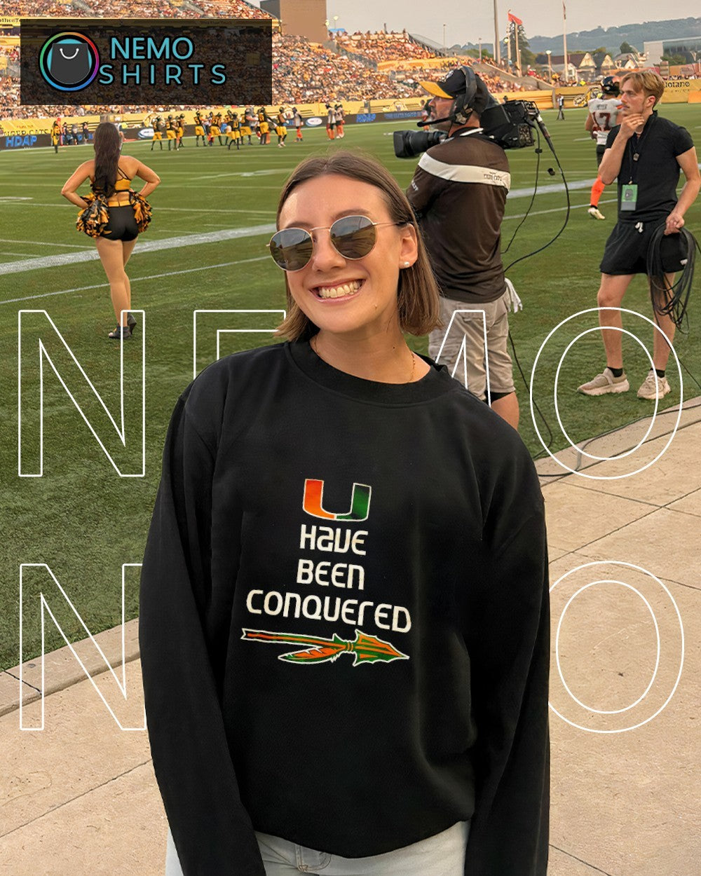 Miami Hurricanes have been conquered - Adult & Kids T-Shirts, Sweatshirts & Hoodies apparel design preview 6