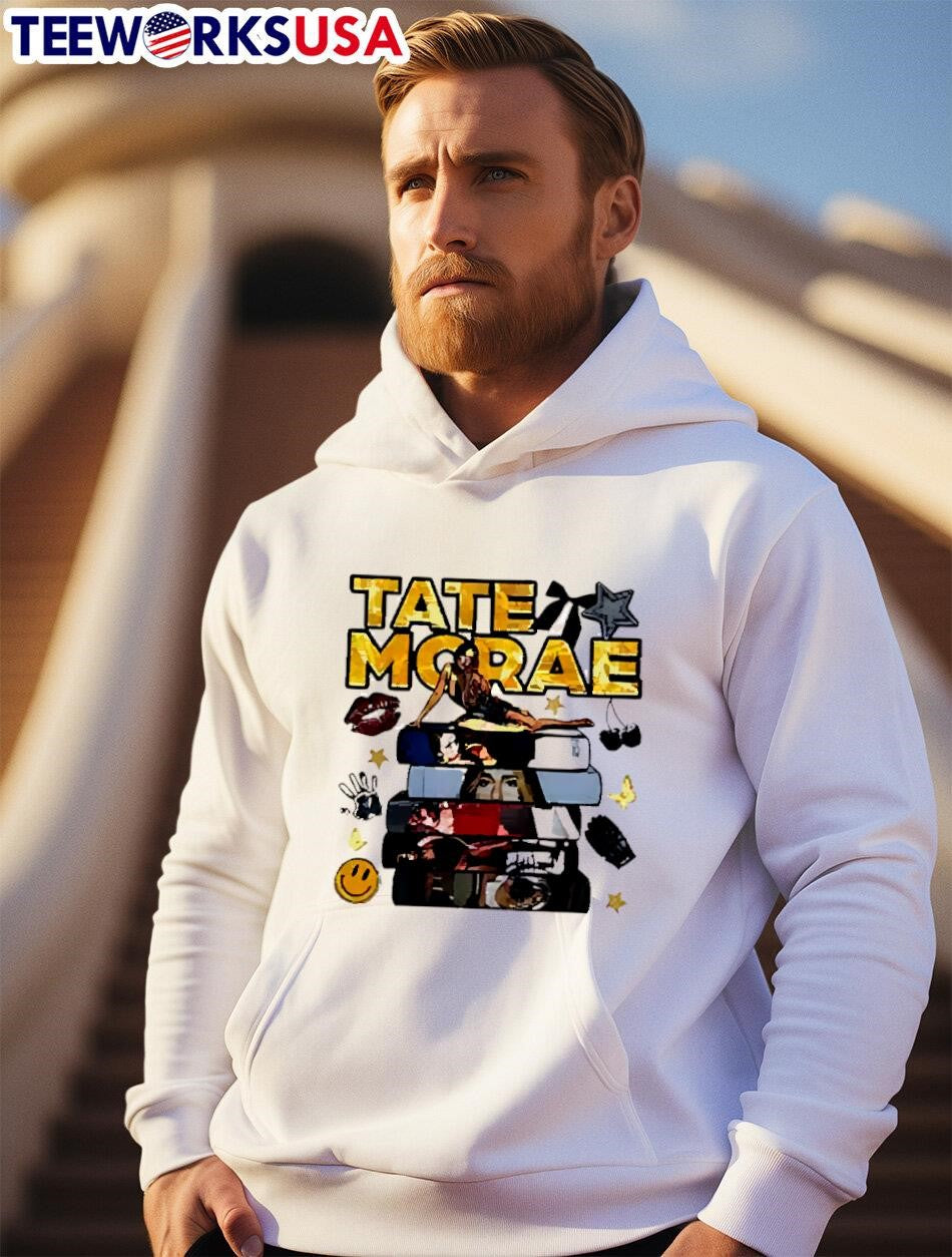 Tate Mcrae tour book - Adult & Kids T-Shirts, Sweatshirts & Hoodies apparel design preview 2