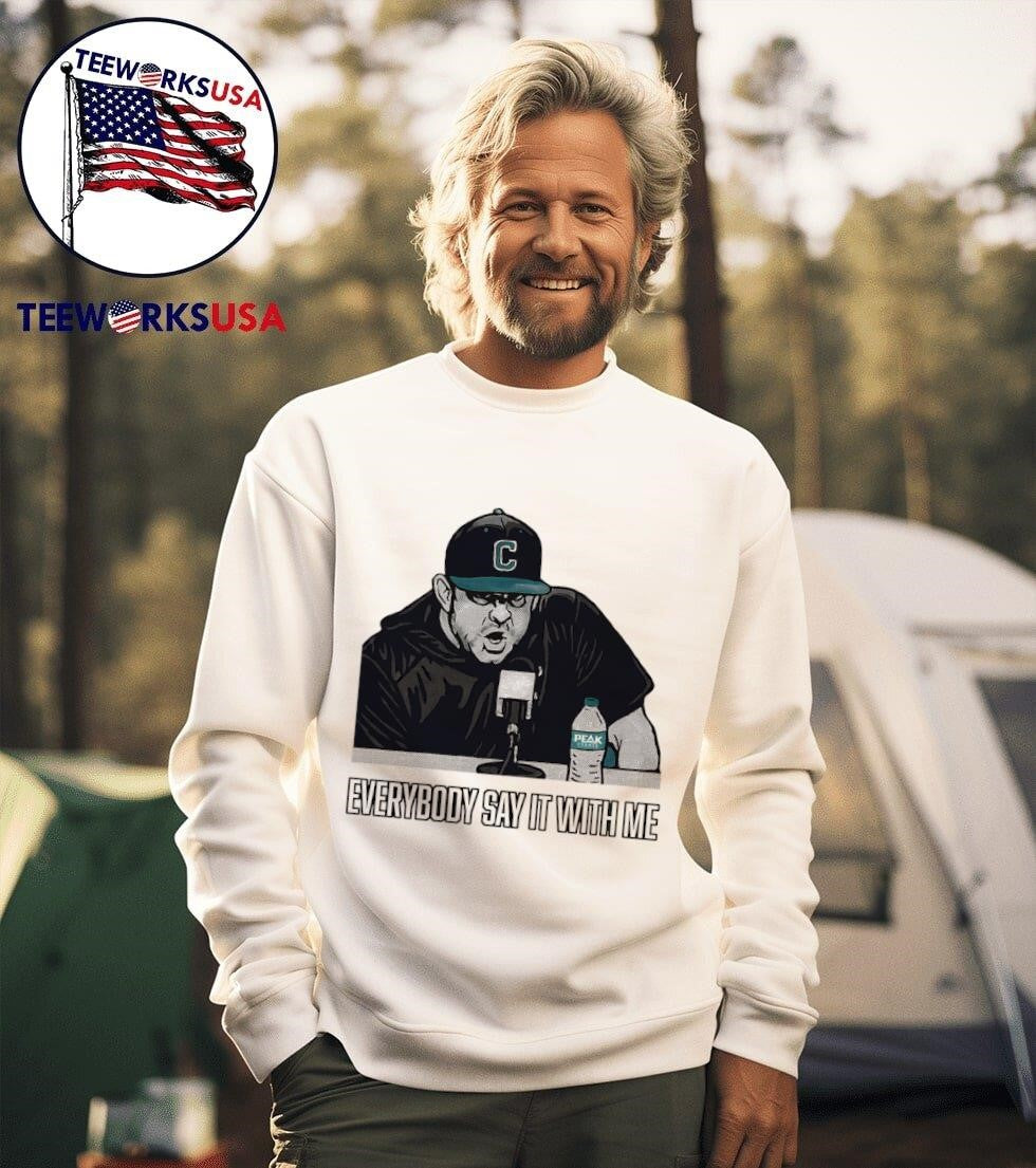 Everybody say it with me Coastal Carolina Baseball - Adult & Kids T-Shirts, Sweatshirts & Hoodies apparel design preview 3