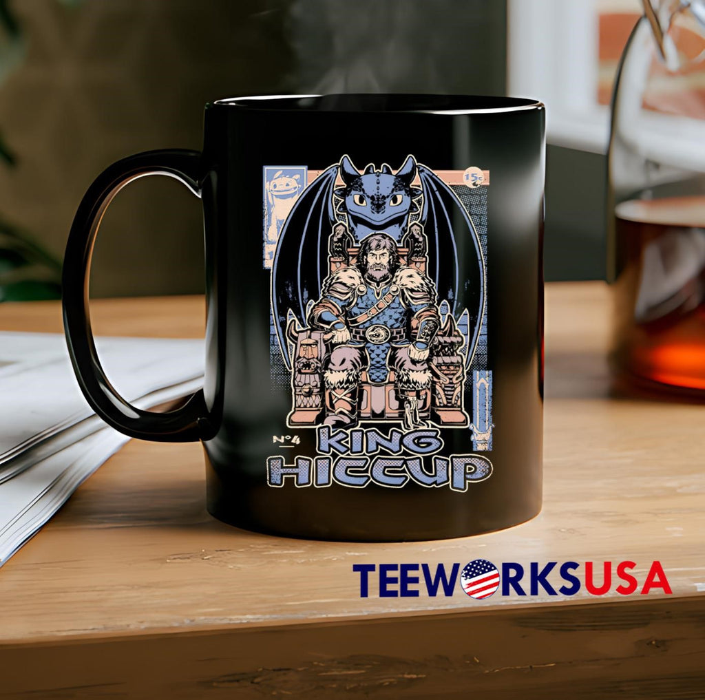 Viking Dragon King Hiccup - Adult & Kids T-Shirts, Sweatshirts & Hoodies apparel design preview 2