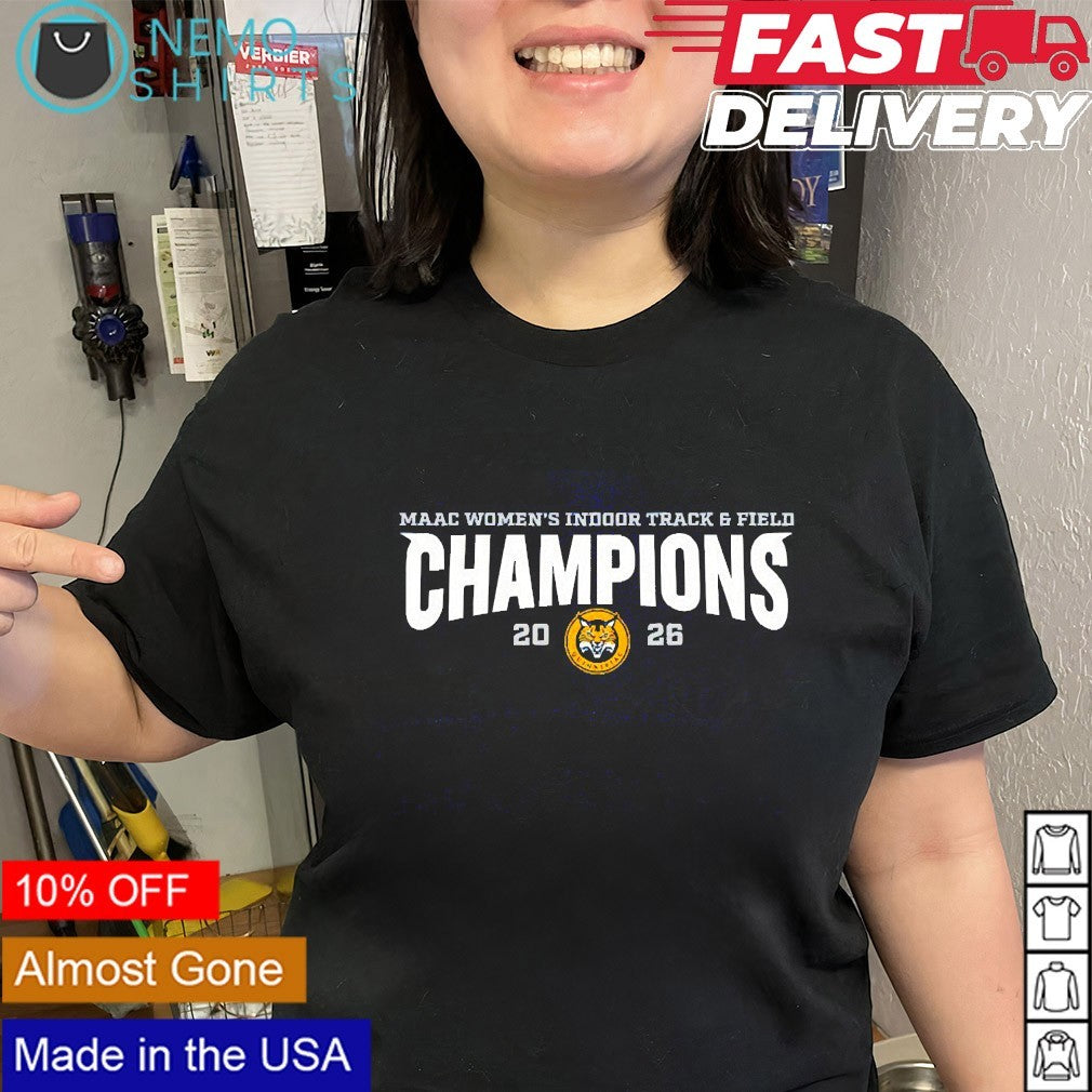 Quinnipiac 2026 MAAC Women's Indoor Track Field - Adult & Kids T-Shirts, Sweatshirts & Hoodies apparel design preview 2