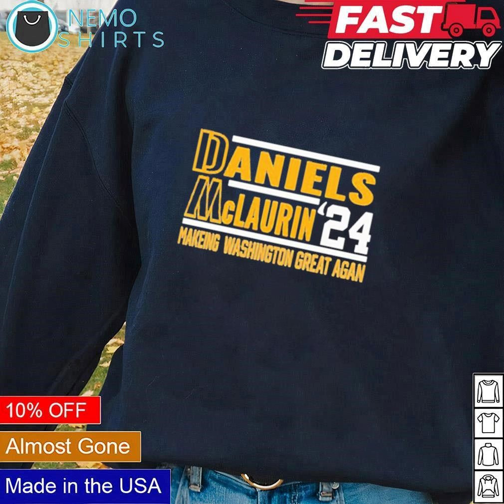Jayden Daniels Mclaurin 24 making Washington great - Adult & Kids T-Shirts, Sweatshirts & Hoodies apparel design preview 1