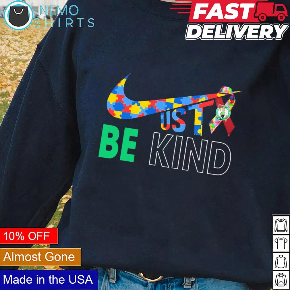 Boston Celtics autism just be kind - Adult & Kids T-Shirts, Sweatshirts & Hoodies apparel design preview 1