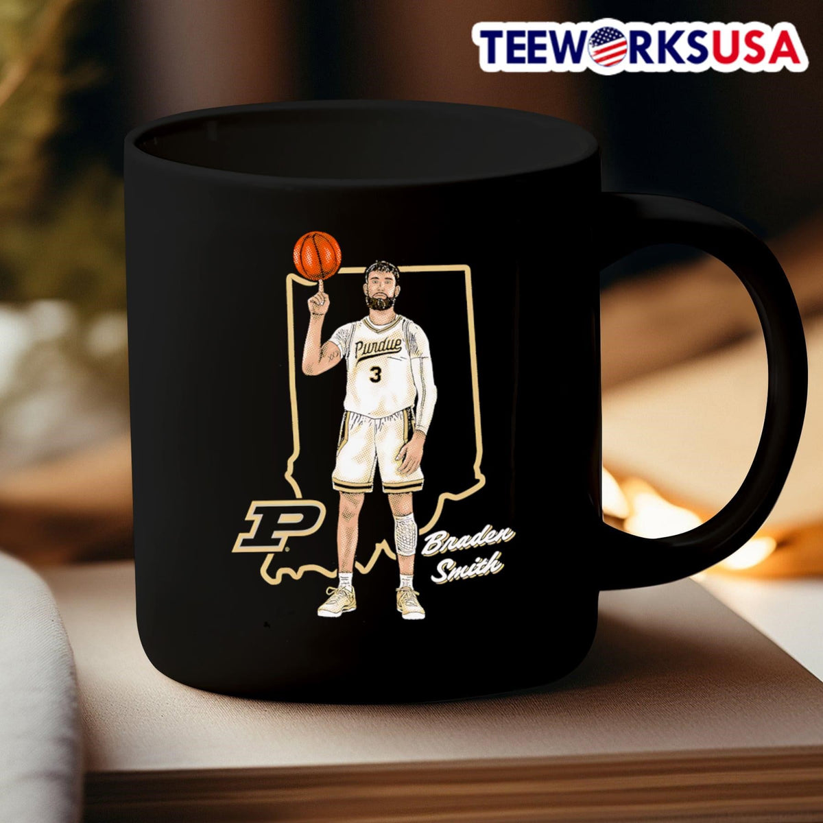Braden Smith Native Purdue Boilermakers - Adult & Kids T-Shirts, Sweatshirts & Hoodies apparel design preview 3