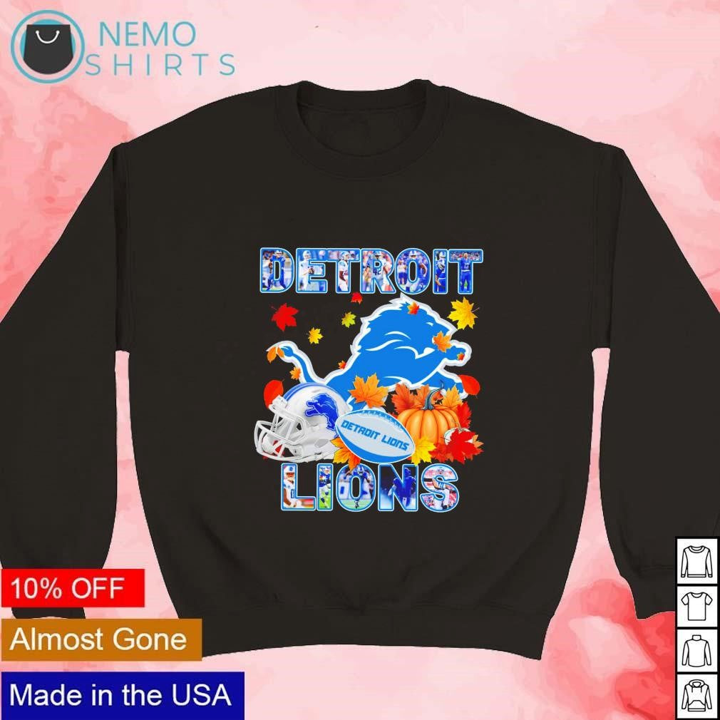 Detroit Lions football autumn - Adult & Kids T-Shirts, Sweatshirts & Hoodies apparel design preview 3