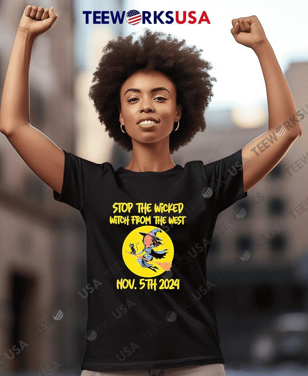 Kamala Harris Stop The Wicked From West November 5th - Adult & Kids T-Shirts, Sweatshirts & Hoodies apparel design preview 4