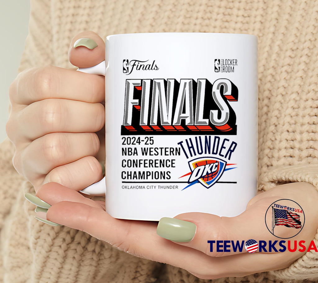 Oklahoma City Thunder Fanatics Steel 2025 Western - Adult & Kids T-Shirts, Sweatshirts & Hoodies apparel design preview 6