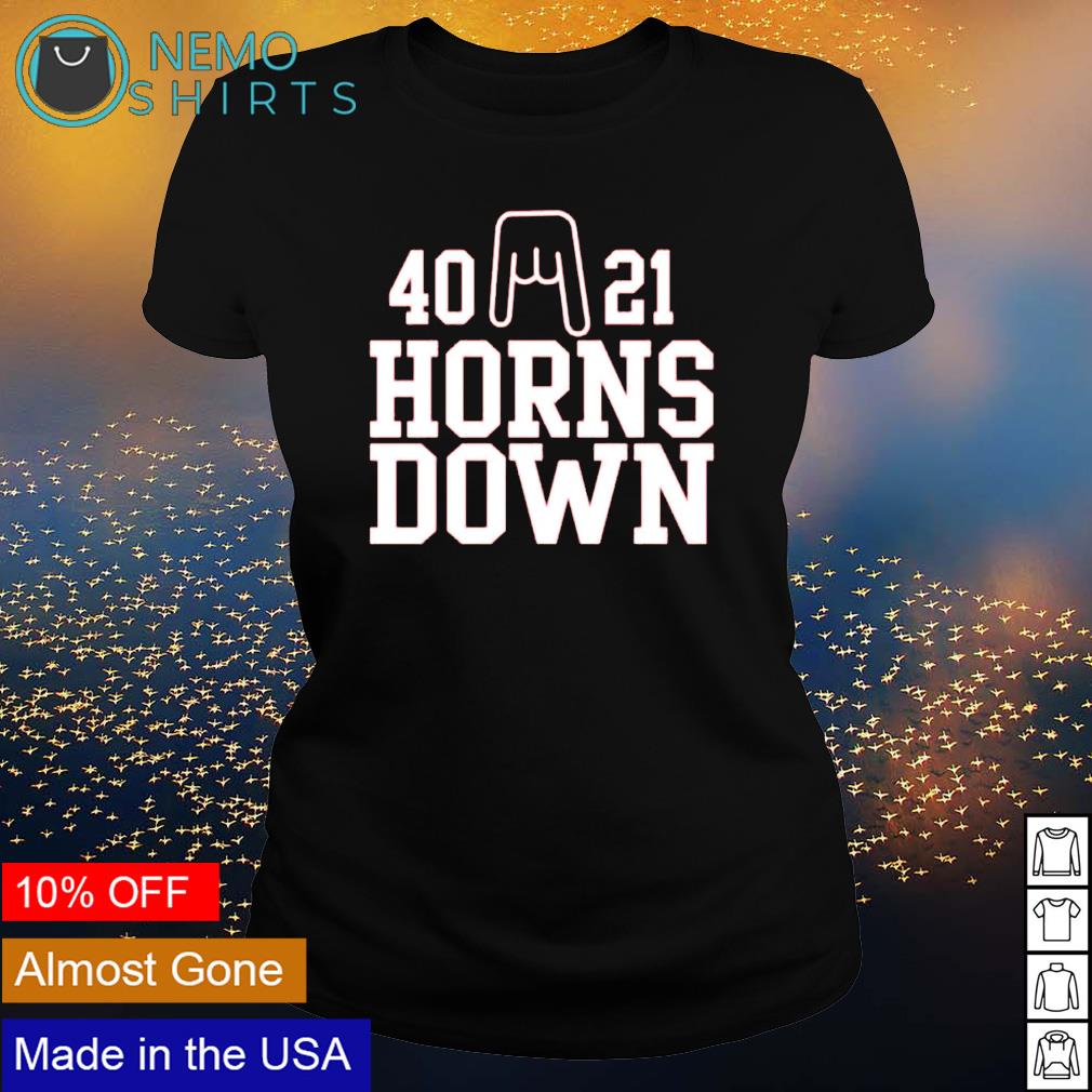 40 21 horns down - Adult & Kids T-Shirts, Sweatshirts & Hoodies apparel design preview 3
