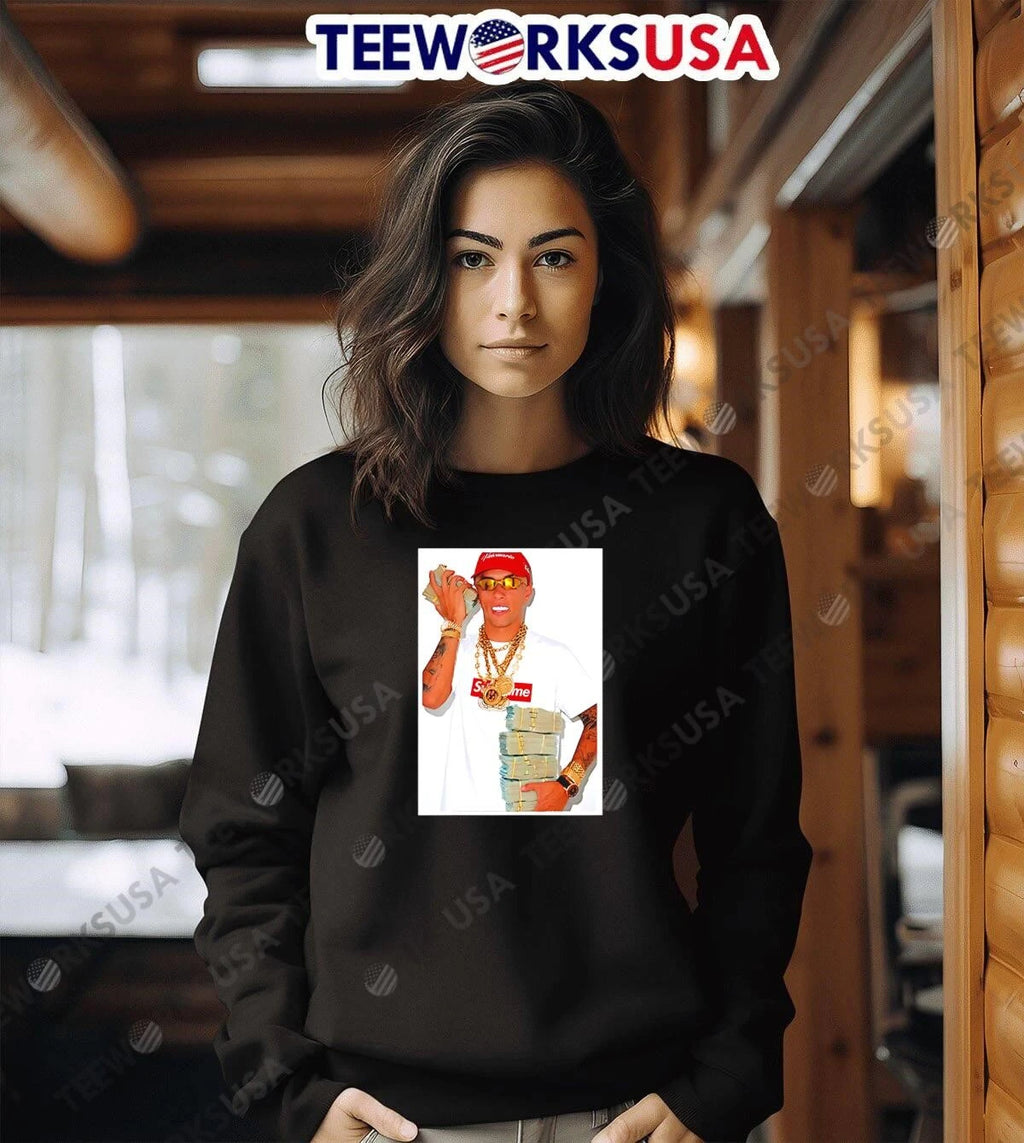 A-List Rapper Holding Cash Supreme - Adult & Kids T-Shirts, Sweatshirts & Hoodies apparel design preview 6