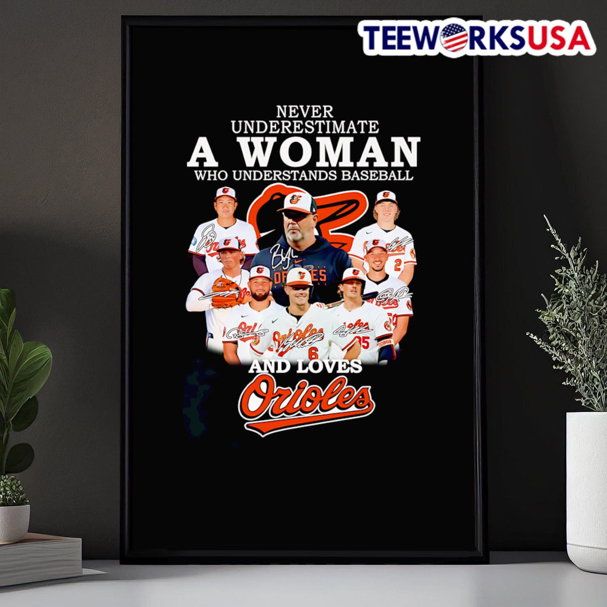 Never underestimate a woman who understands baseball - Adult & Kids T-Shirts, Sweatshirts & Hoodies apparel design preview 5