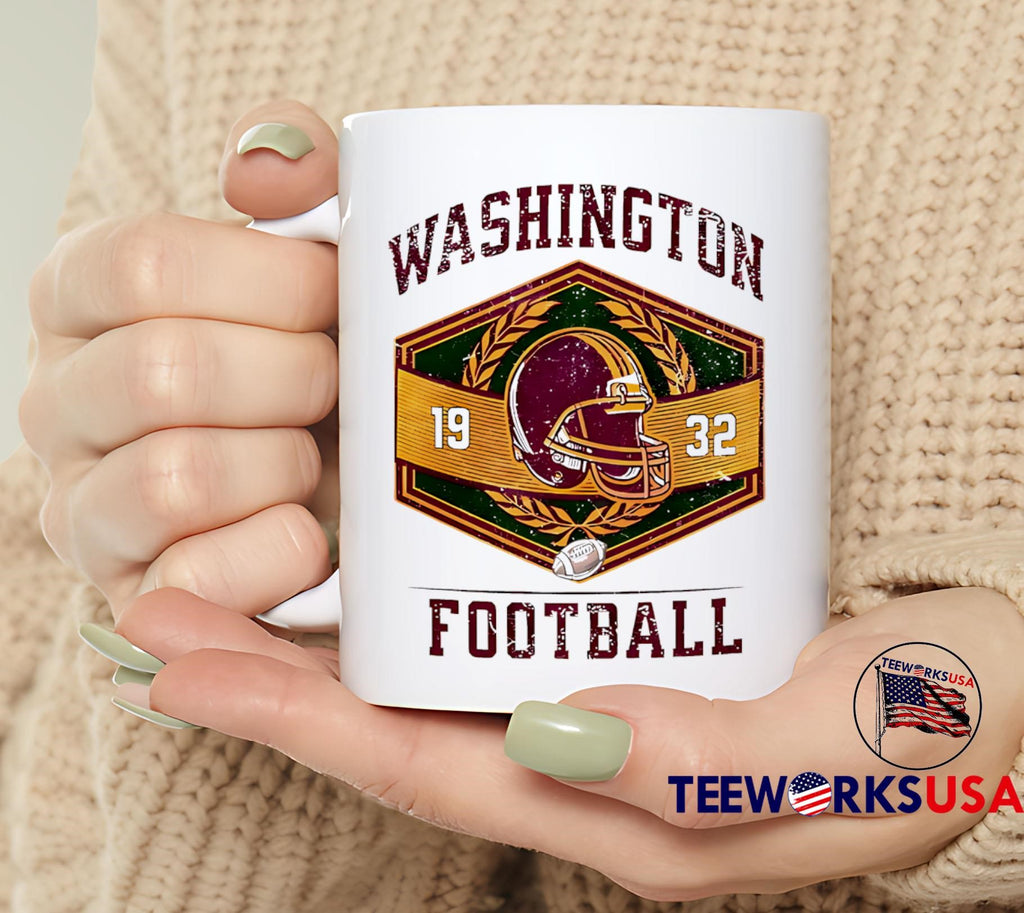 Washington Football 1932 helmet vintage - Adult & Kids T-Shirts, Sweatshirts & Hoodies apparel design preview 6