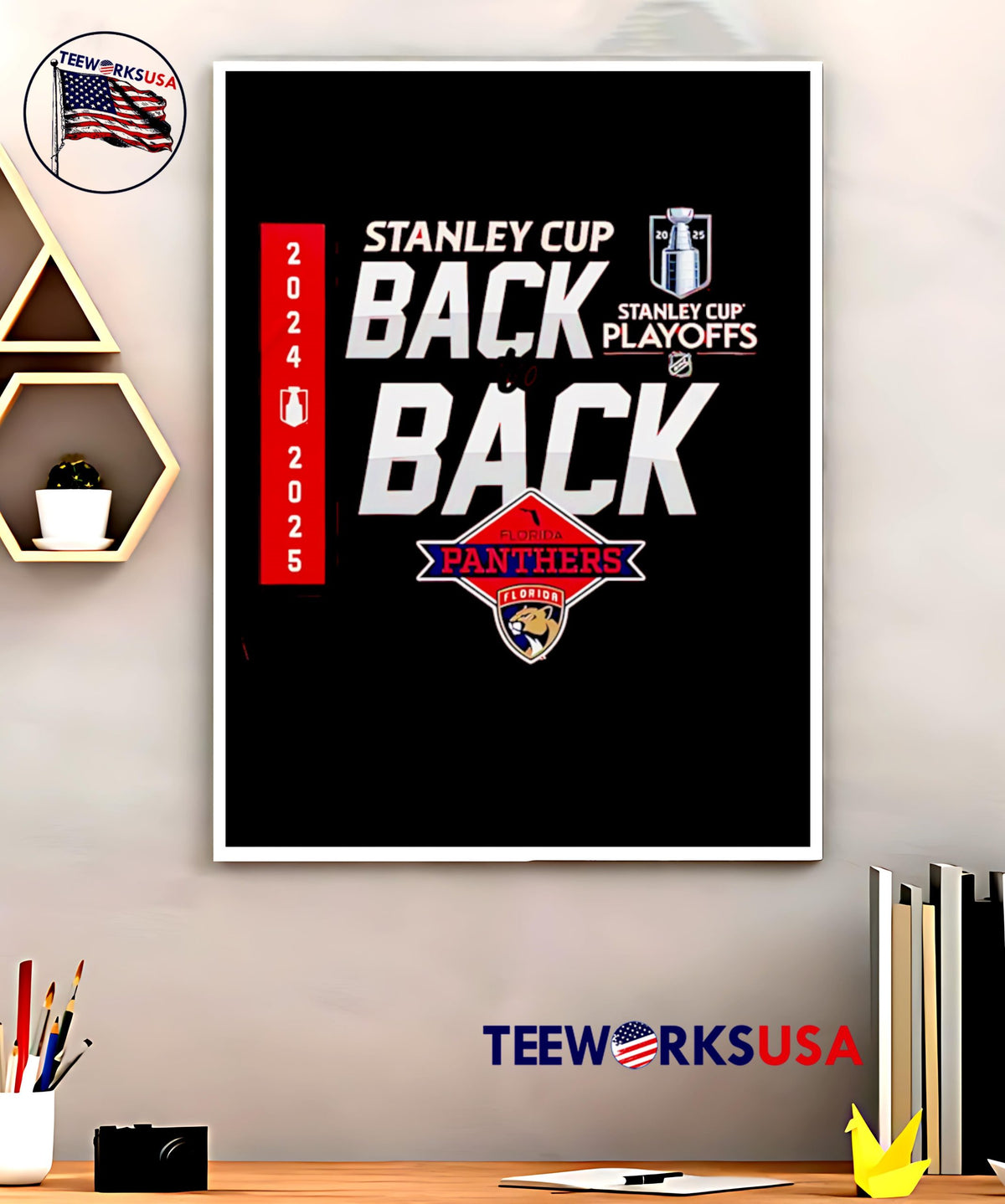 Florida Panthers 2025 Back To National Hockey League - Adult & Kids T-Shirts, Sweatshirts & Hoodies apparel design preview 5