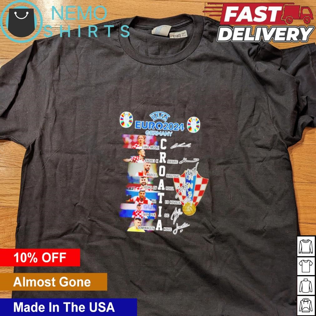 Euro 2024 Germany Croatia FC players photos names - Adult & Kids T-Shirts, Sweatshirts & Hoodies apparel design preview 5