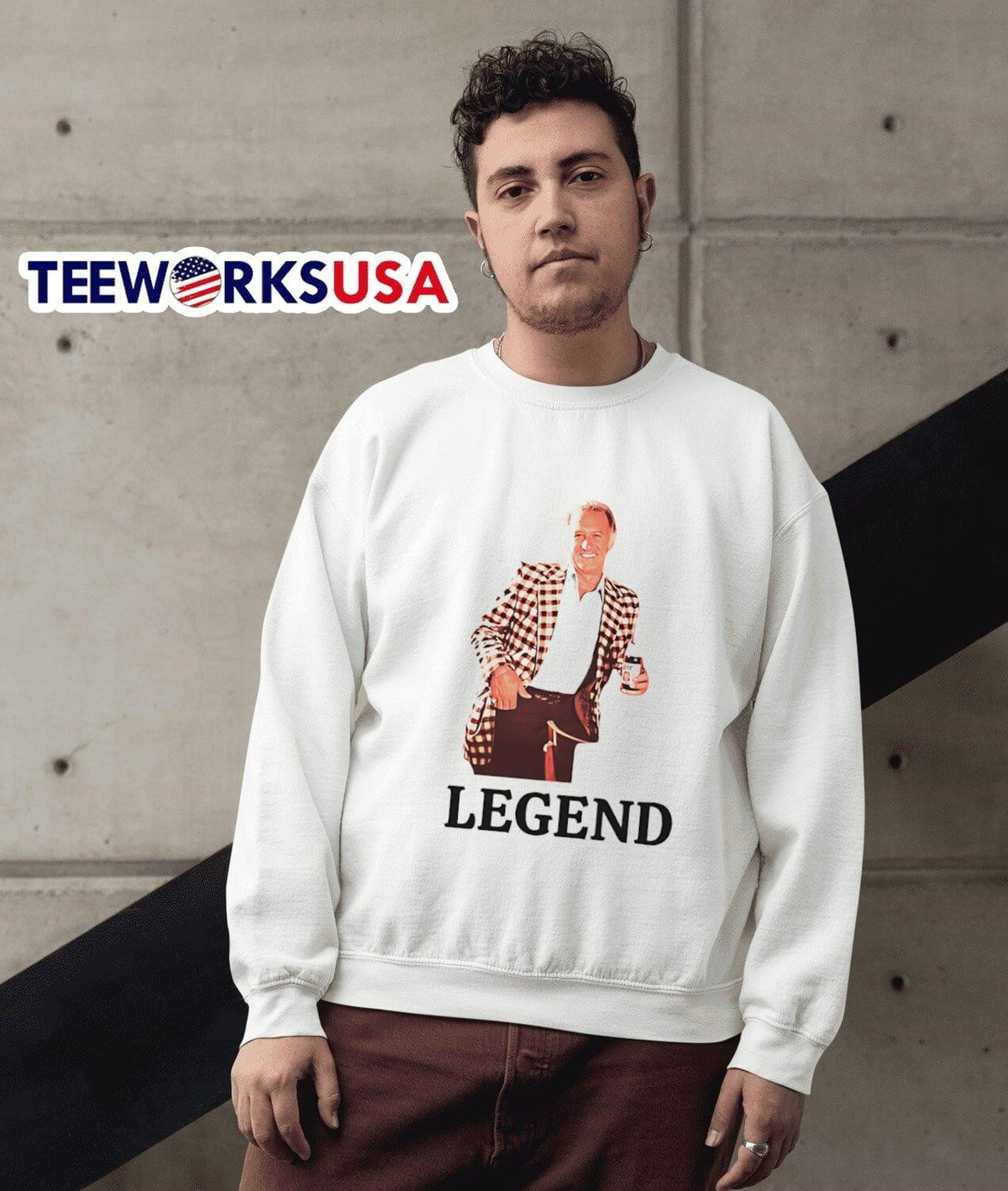 Bob Uecker Miller Lite Legend - Adult & Kids T-Shirts, Sweatshirts & Hoodies apparel design preview 5