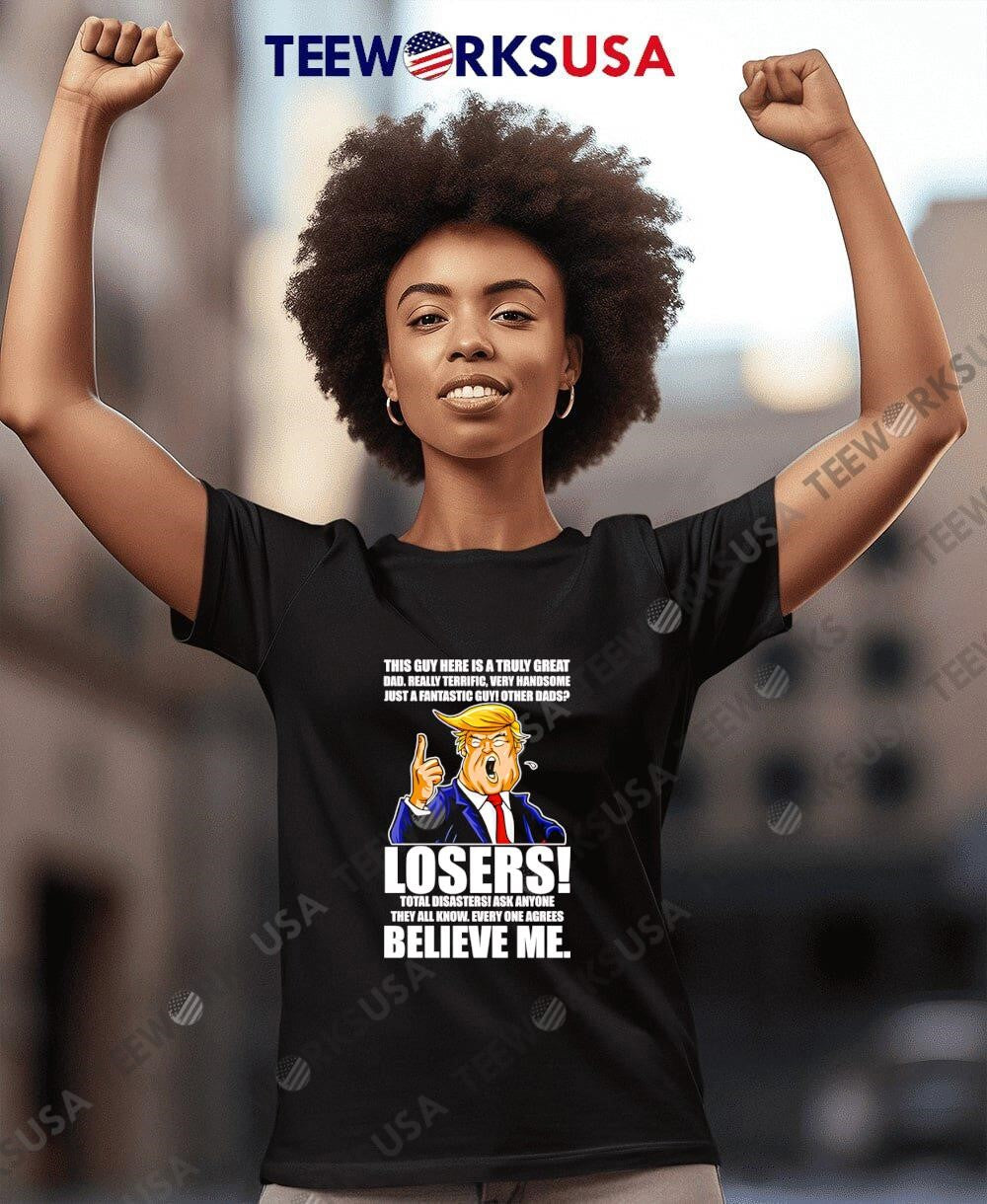 Trump Style Funny Dad - Adult & Kids T-Shirts, Sweatshirts & Hoodies apparel design preview 7