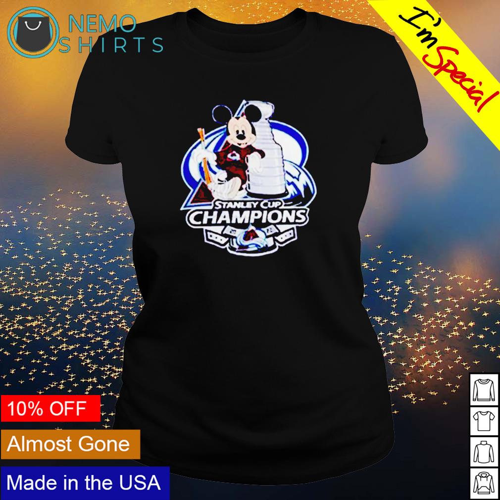Colorado Avalanche Mickey mouse - Adult & Kids T-Shirts, Sweatshirts & Hoodies apparel design preview 3
