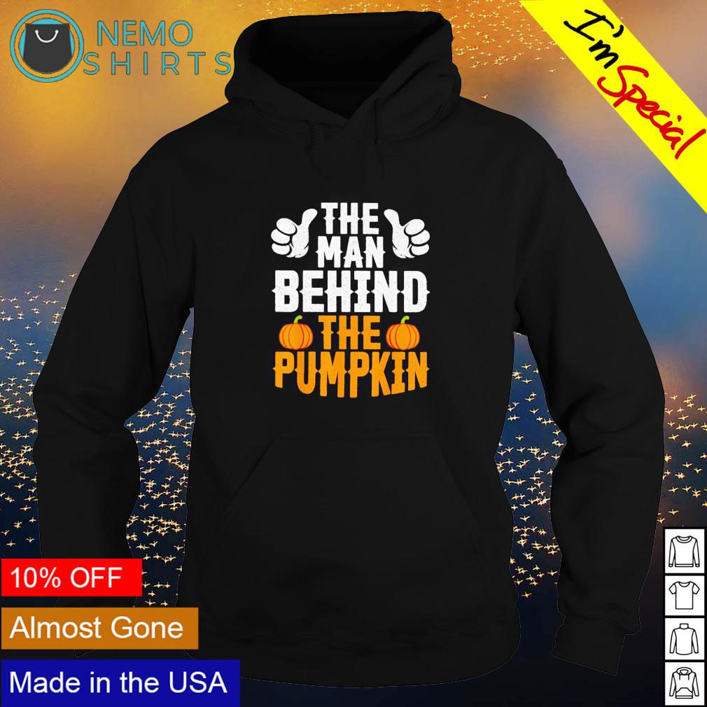 Halloween the man behind pumpkin - Adult & Kids T-Shirts, Sweatshirts & Hoodies apparel design preview 2
