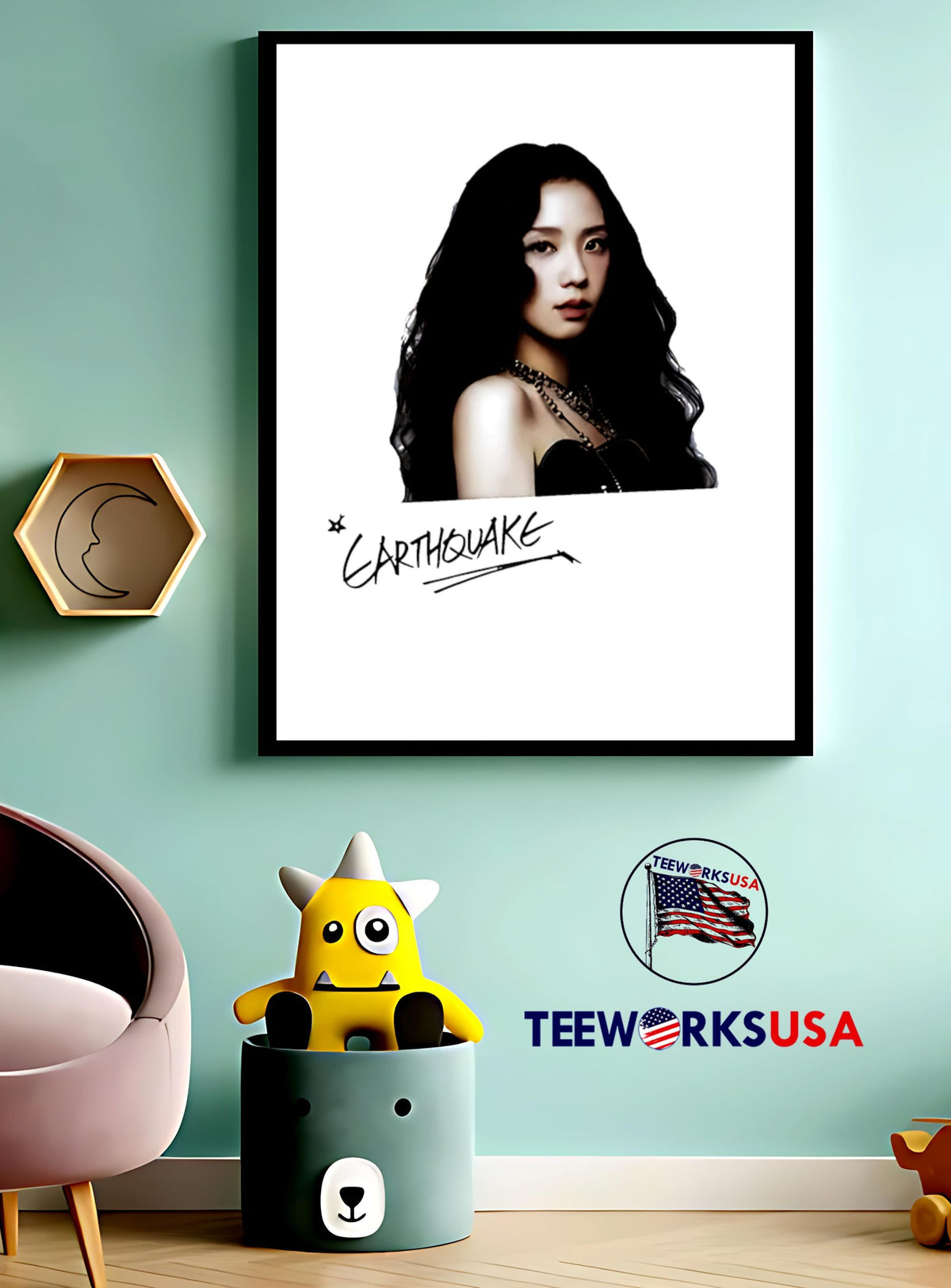 Earthquake Jisoo - Adult & Kids T-Shirts, Sweatshirts & Hoodies apparel design preview 4