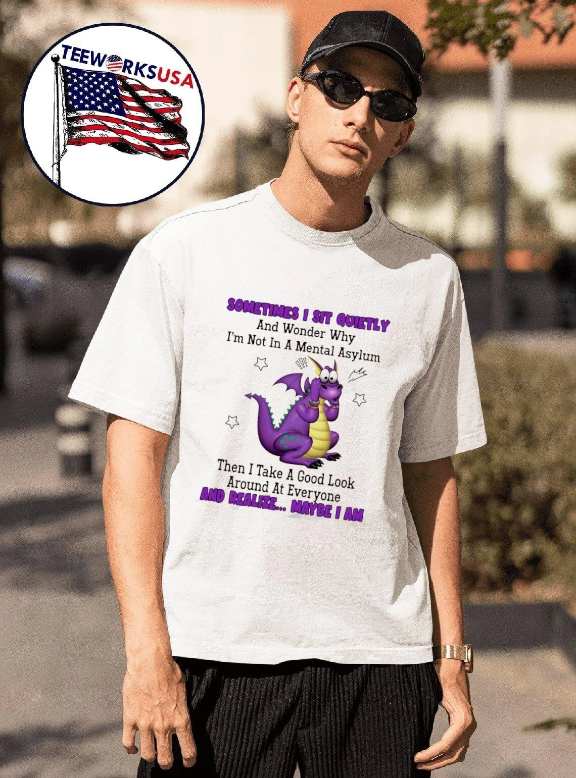 Sometimes I Sit Quietly And Wonder Why Im Not In A - Adult & Kids T-Shirts, Sweatshirts & Hoodies apparel design preview 1