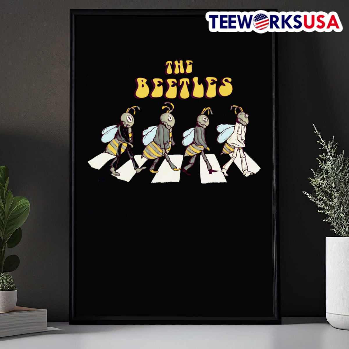 Dropship The beetles with music parody - Adult & Kids T-Shirts, Sweatshirts & Hoodies apparel design preview 5