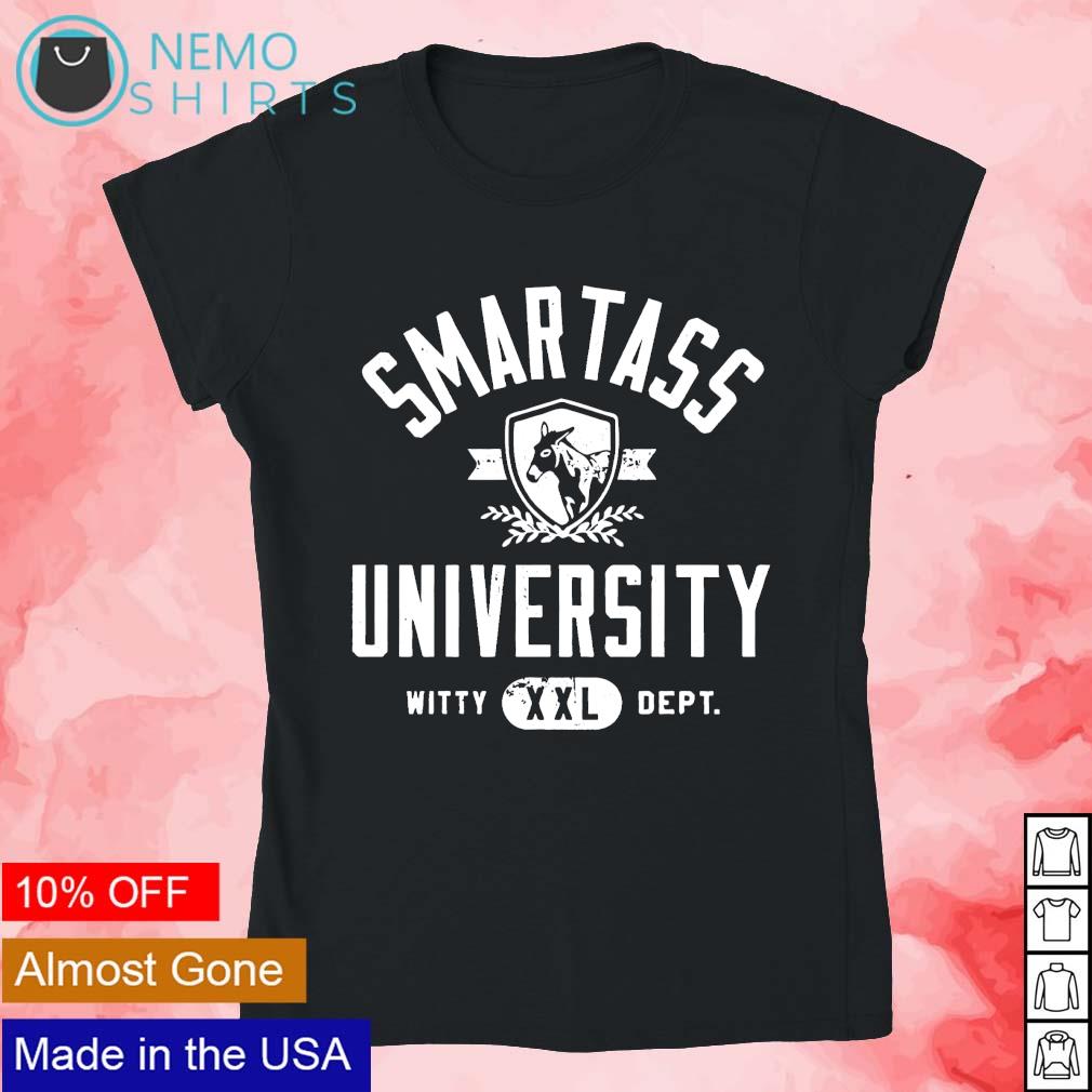 Smartass university logo witty XXL dept - Adult & Kids T-Shirts, Sweatshirts & Hoodies apparel design preview 4
