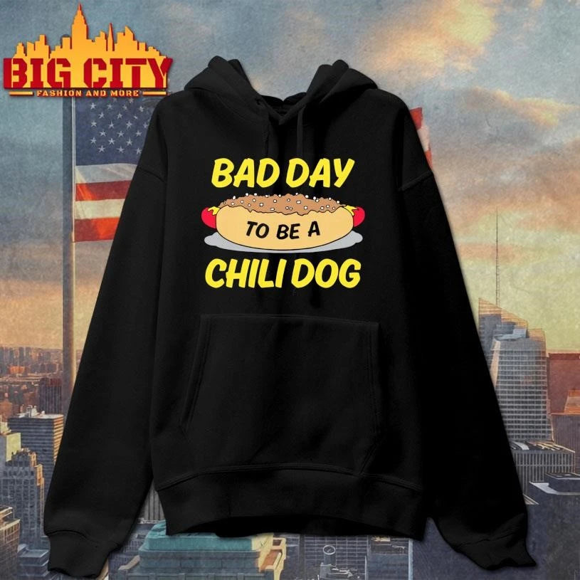 Bad Day To Be A Chili Dog Graphic - Adult & Kids T-Shirts, Sweatshirts & Hoodies apparel design preview 2