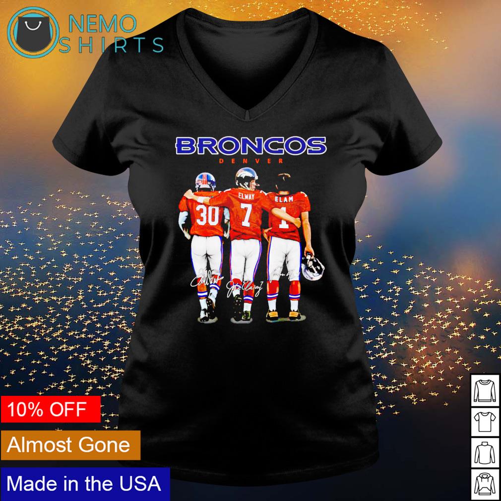 Denver Broncos best players Phillip Lindsay and Elway - Adult & Kids T-Shirts, Sweatshirts & Hoodies apparel design preview 5