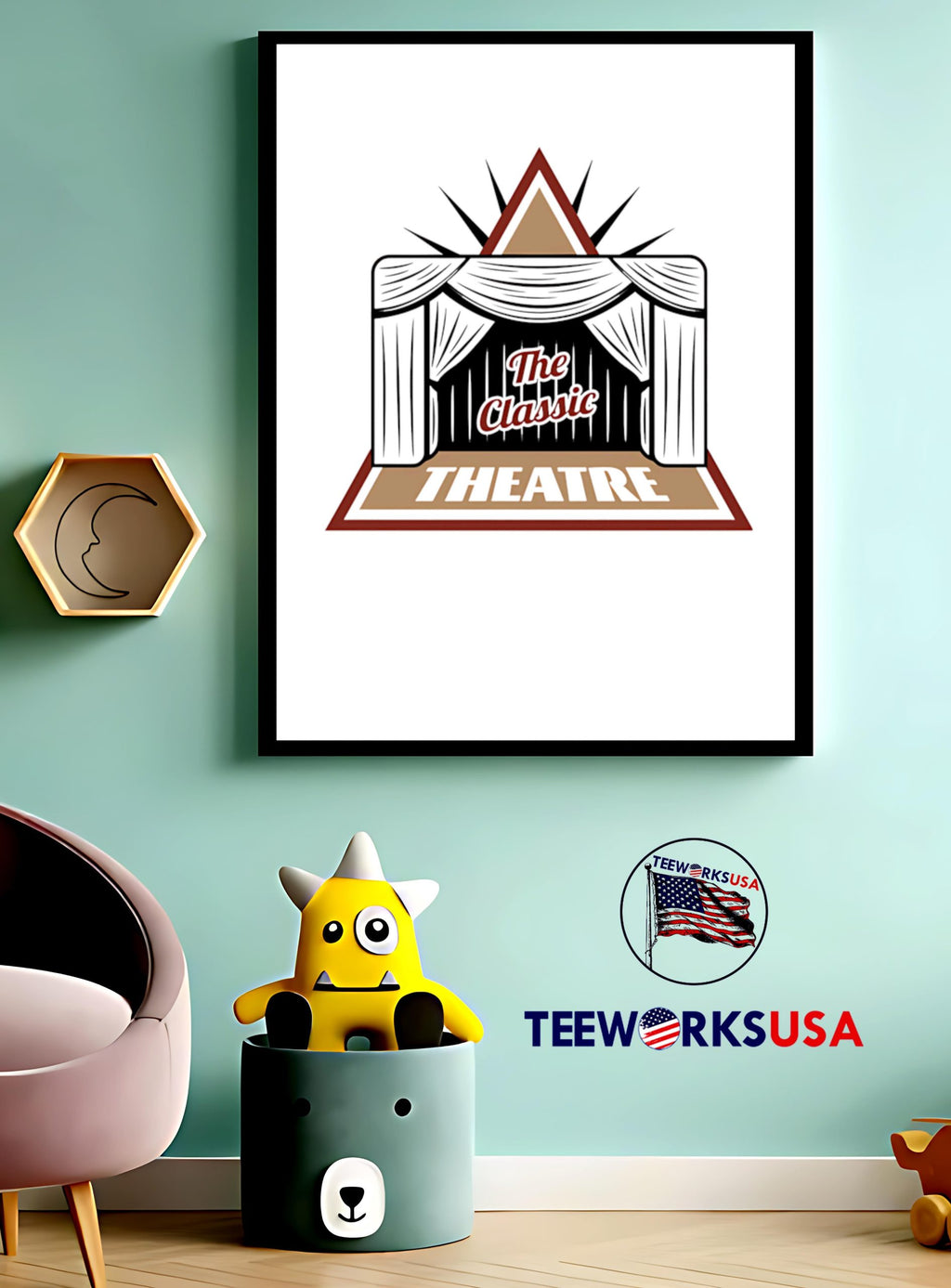 The classic theatre - Adult & Kids T-Shirts, Sweatshirts & Hoodies apparel design preview 4