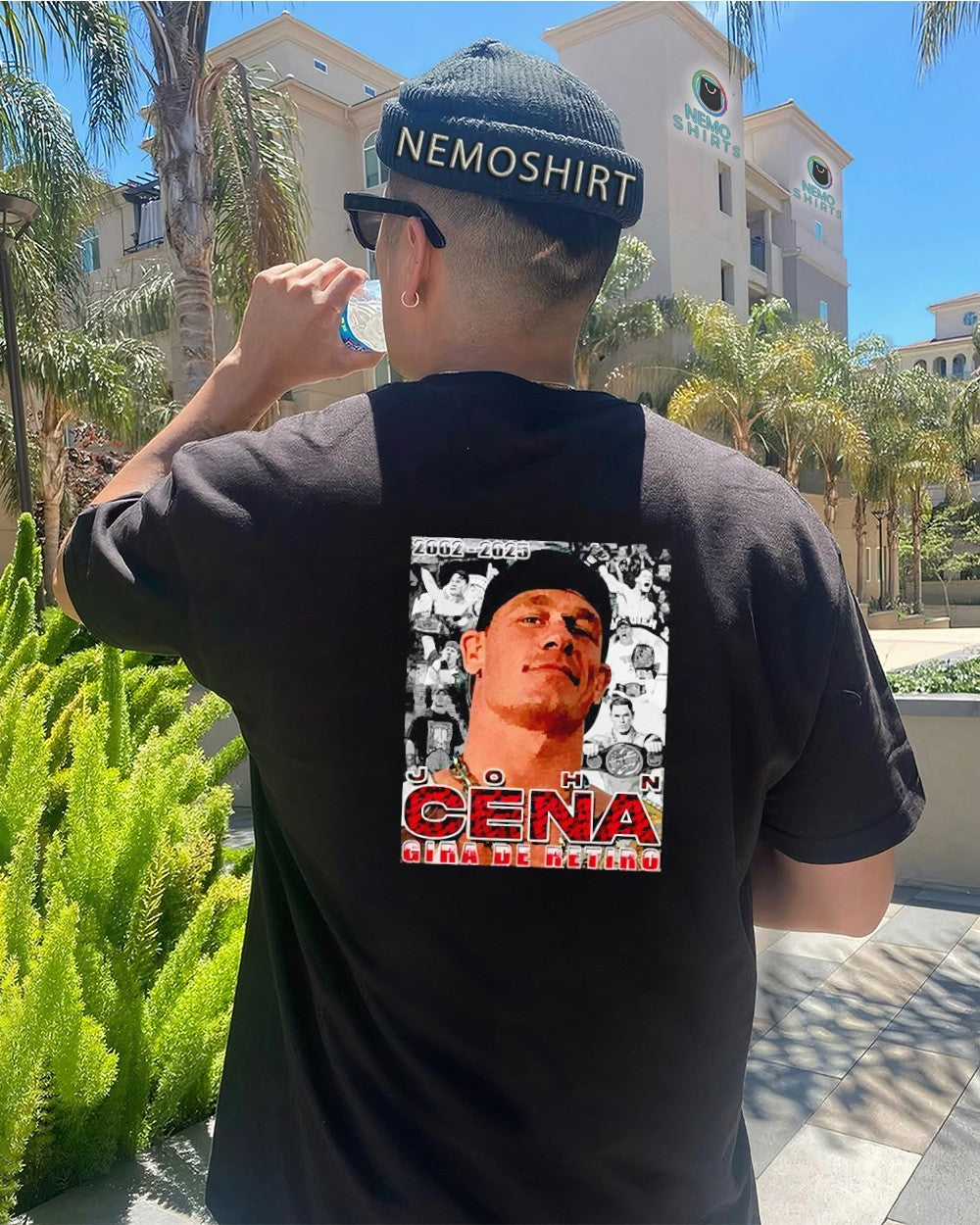 John Cena Gira de Retiro 2002 2025 - Adult & Kids T-Shirts, Sweatshirts & Hoodies apparel design preview 4