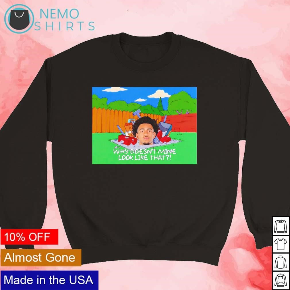 The Simpsons Bryce Young why doesn't mine look like - Adult & Kids T-Shirts, Sweatshirts & Hoodies apparel design preview 5
