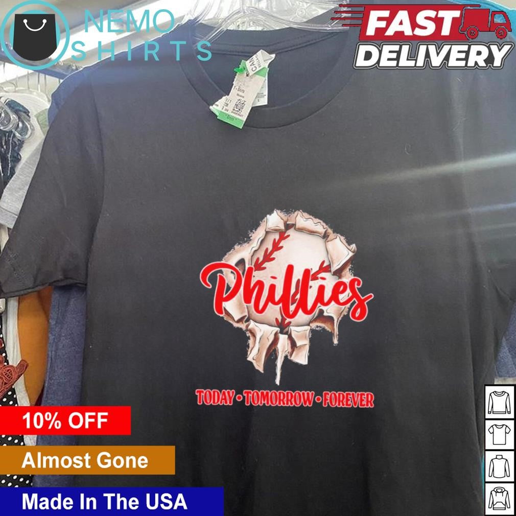Philadelphia Phillies inside me today tomorrow - Adult & Kids T-Shirts, Sweatshirts & Hoodies apparel design preview 5