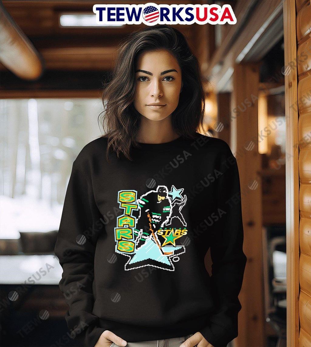 Dallas Stars Lighter video game - Adult & Kids T-Shirts, Sweatshirts & Hoodies apparel design preview 3