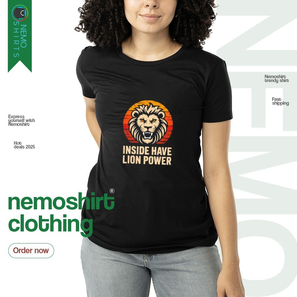 Inside have lion power - Adult & Kids T-Shirts, Sweatshirts & Hoodies apparel design preview 3