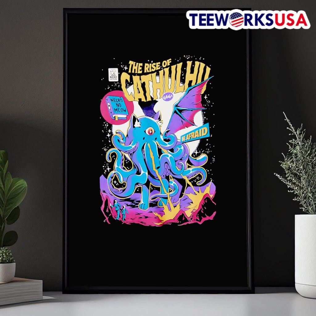 Rise Of Cathulhu Comic Book - Adult & Kids T-Shirts, Sweatshirts & Hoodies apparel design preview 5