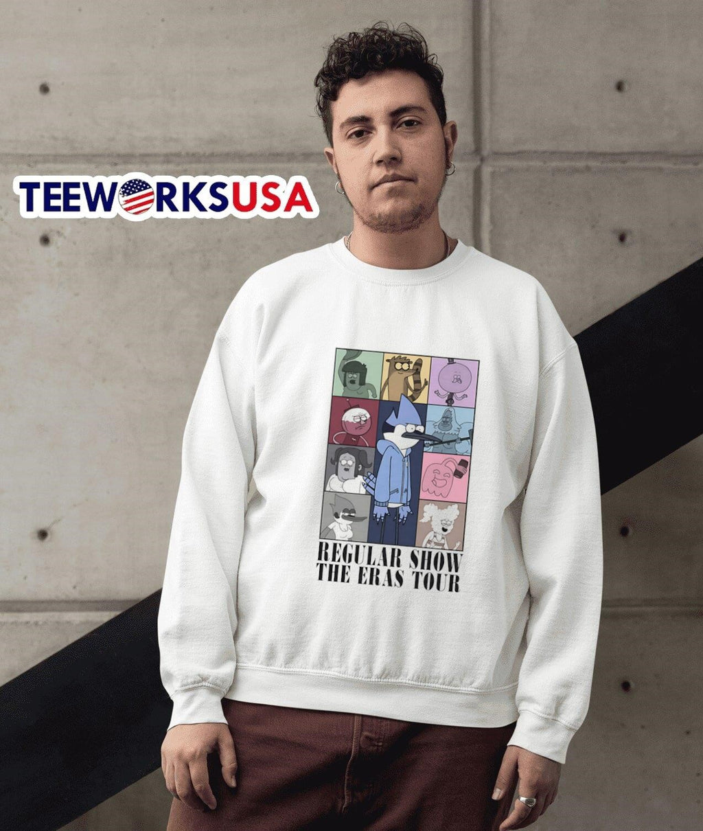 Regular show the eras tour - Adult & Kids T-Shirts, Sweatshirts & Hoodies apparel design preview 5