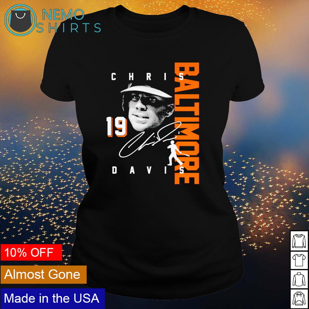 Chris Davis Baltimore Orioles signature - Adult & Kids T-Shirts, Sweatshirts & Hoodies apparel design preview 3