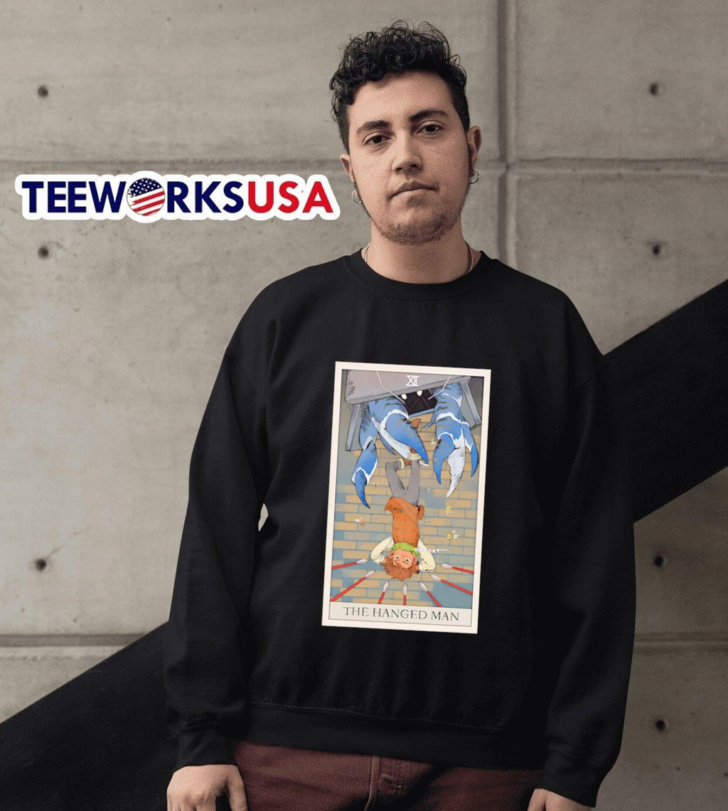 The Hanged Man card - Adult & Kids T-Shirts, Sweatshirts & Hoodies apparel design preview 3