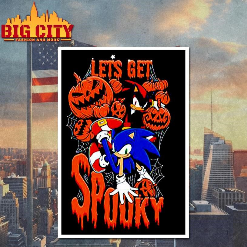 Sonic Let's Get Spooky Halloween 2025 - Adult & Kids T-Shirts, Sweatshirts & Hoodies apparel design preview 4