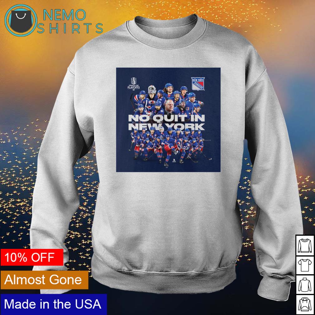 New York Rangers Stanley cup no quit in - Adult & Kids T-Shirts, Sweatshirts & Hoodies apparel design preview 4