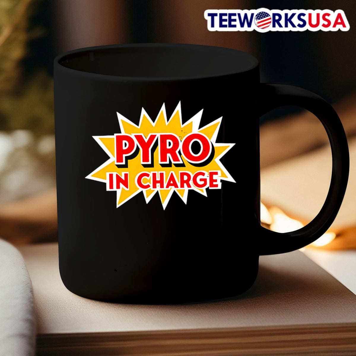 Pyro in Charge - Adult & Kids T-Shirts, Sweatshirts & Hoodies apparel design preview 3