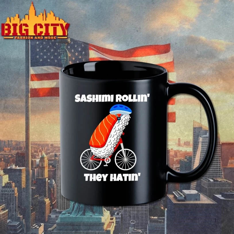 Sashimi Rollin' They Hatin' - Adult & Kids T-Shirts, Sweatshirts & Hoodies apparel design preview 3