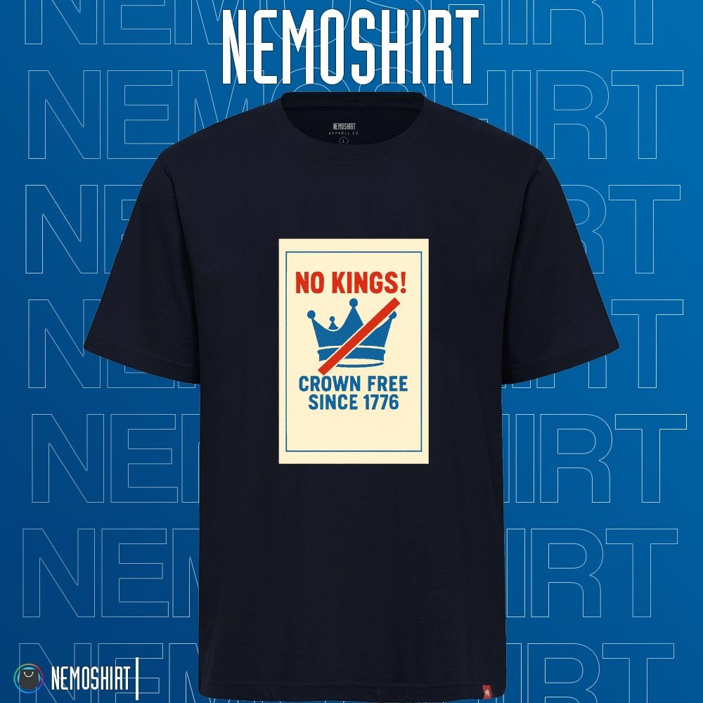 No kings crown free since 1776 - Adult & Kids T-Shirts, Sweatshirts & Hoodies apparel design preview 1