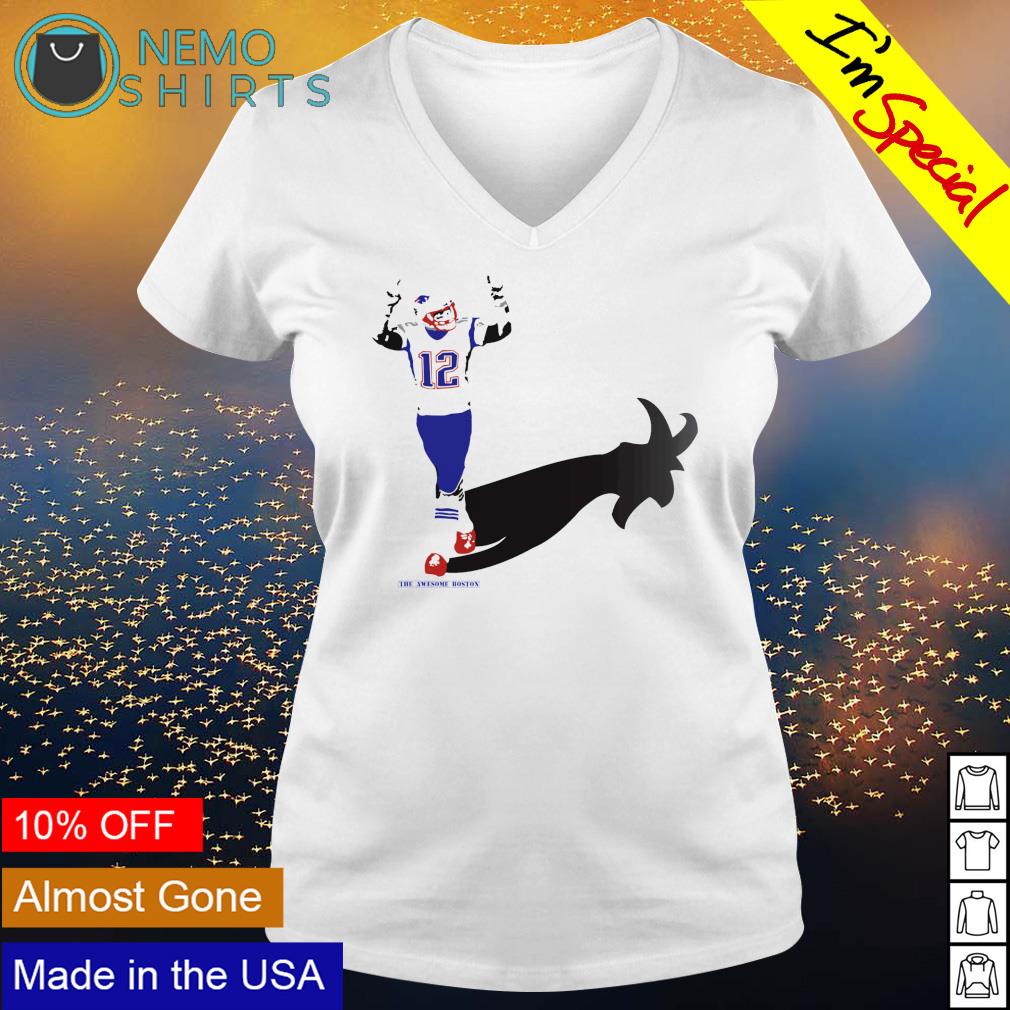 Tom Brady goat shadow - Adult & Kids T-Shirts, Sweatshirts & Hoodies apparel design preview 5